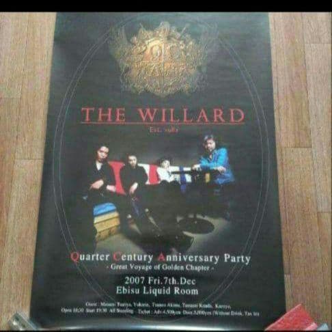 THE WILLARD 25周年記念ポスター