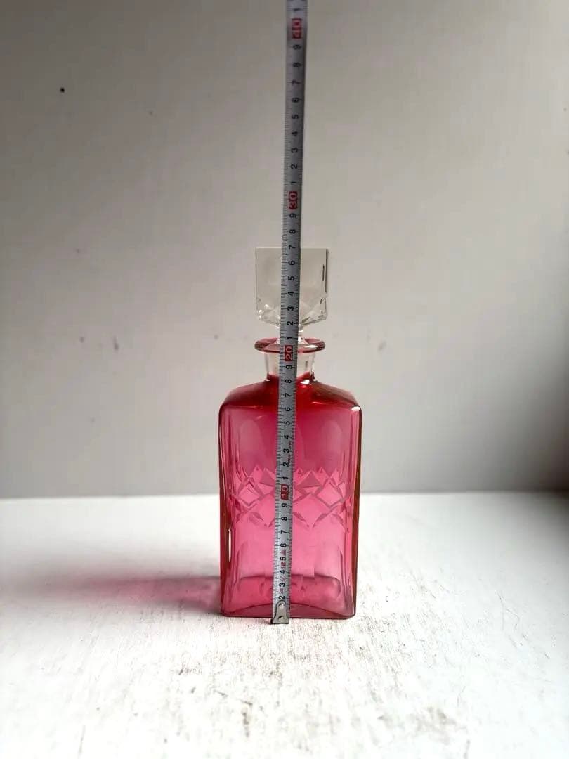 603 フランスアンティーク カットが美しいデキャンタ カラフ パリ 美品