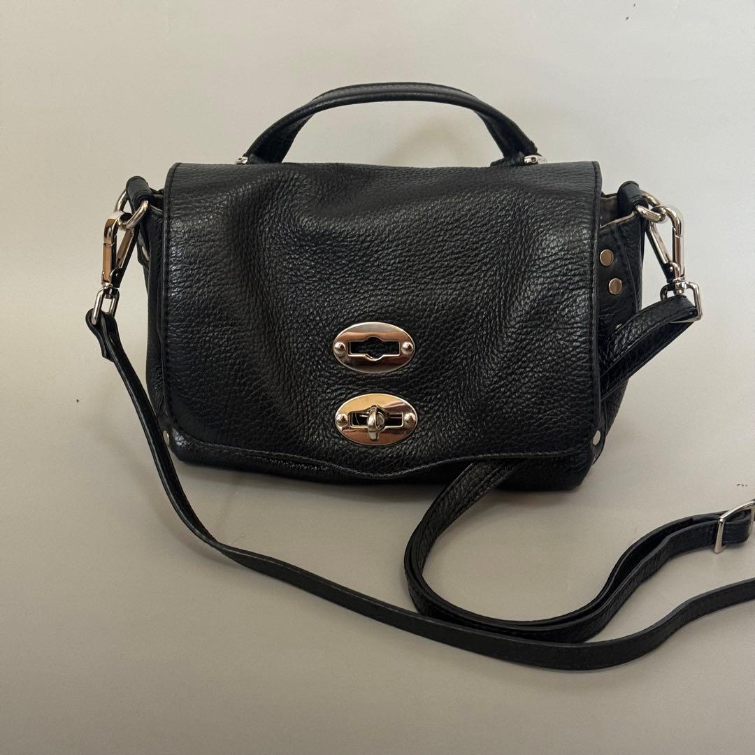 ZANELLATO】ザネラート　ポスティーナ　ベイビー　バッグ　ブラック