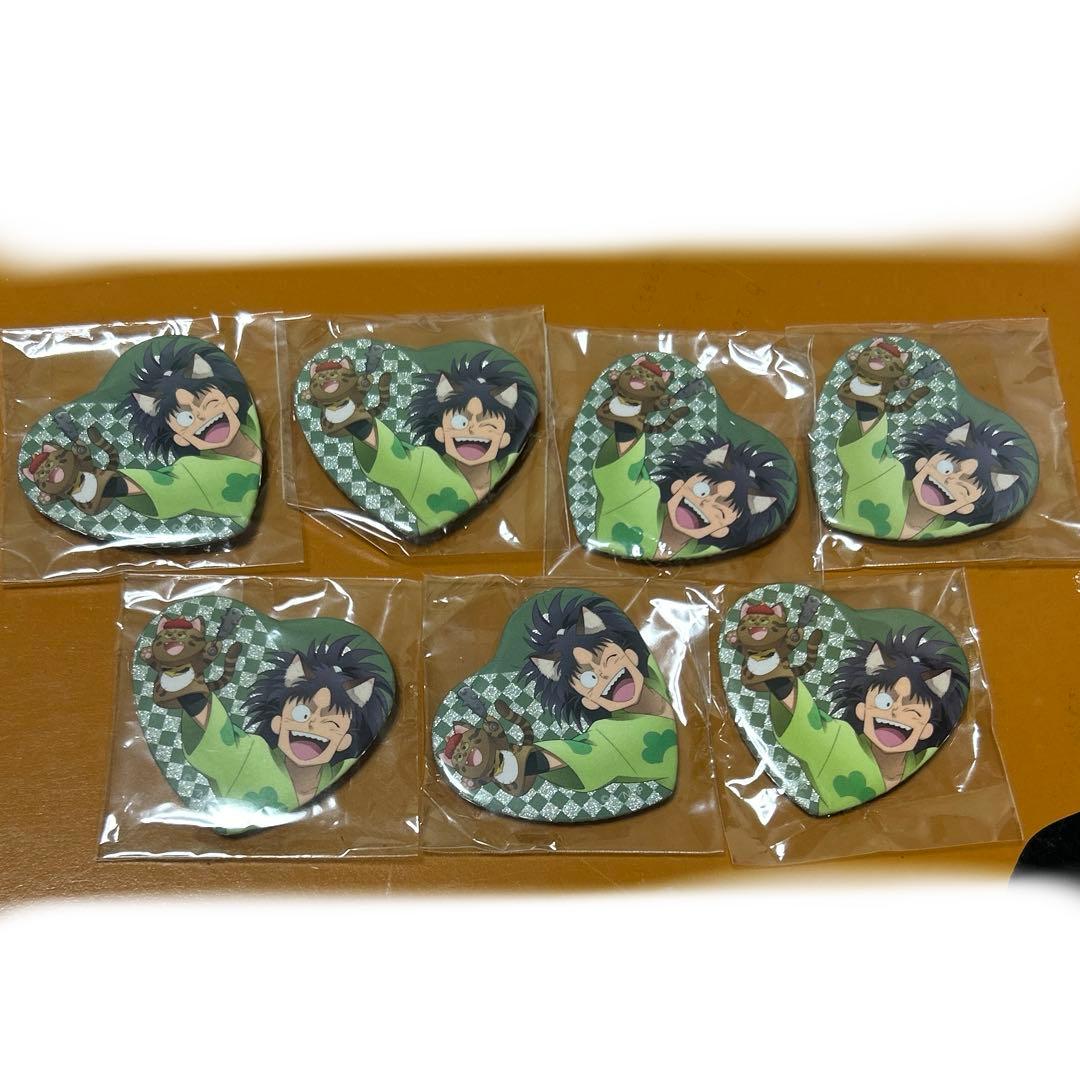 ナンジャタウン 忍たま乱太郎 七松小平太 ハート缶バッジ6個セット