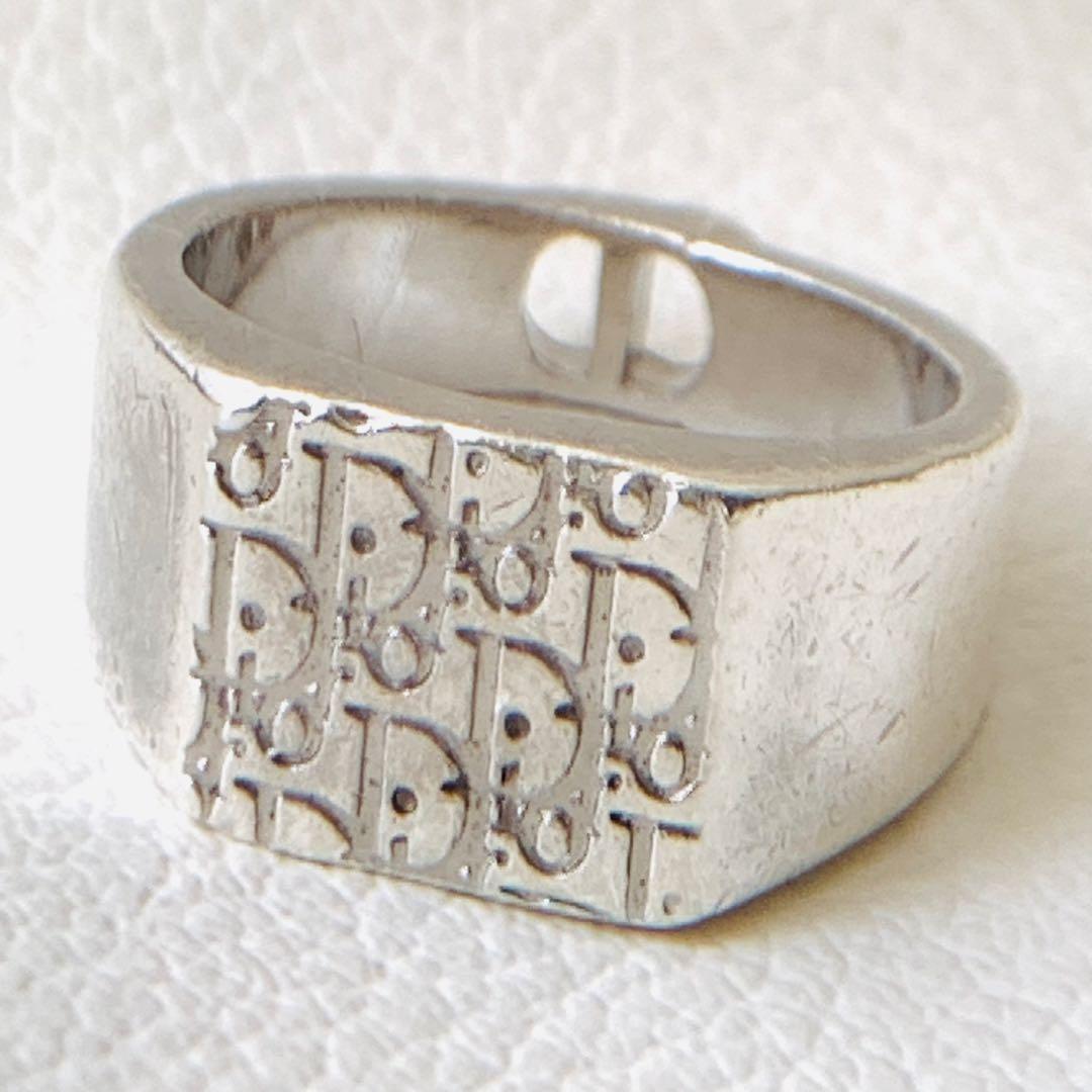 クリスチャンディオール オブリーク シグネット リング 指輪 925 19号