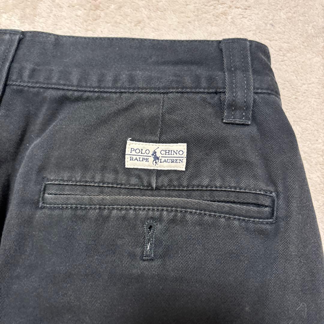人気カラー⭐️90s ralph lauren チノパンツ ブラック w28