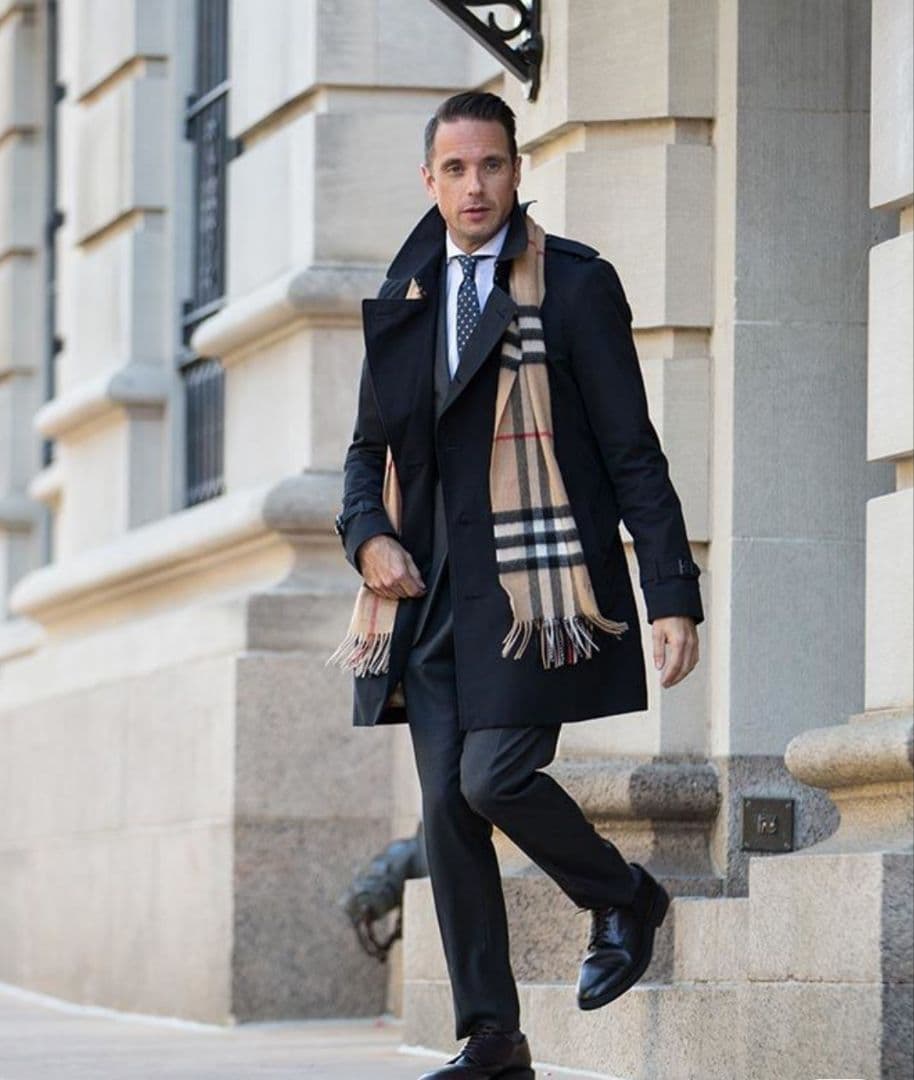 希少【Burberrys最高級ライン】バーバリーロンドン アスコットタイスカーフ