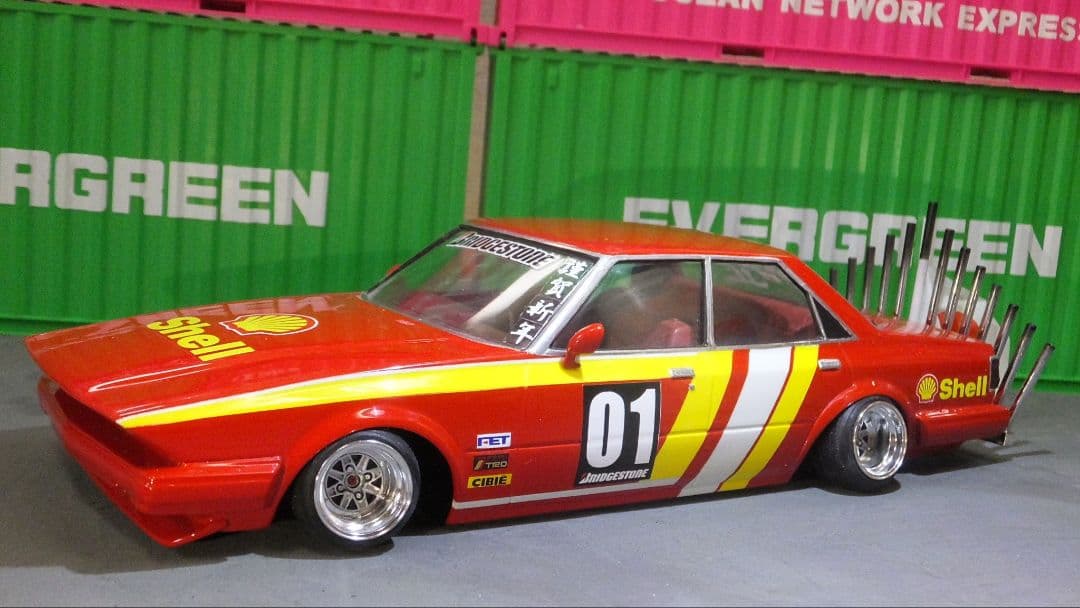 1/20 GX61　マークII ツインカム24 福岡仕様　道東仕様　ノンスリ