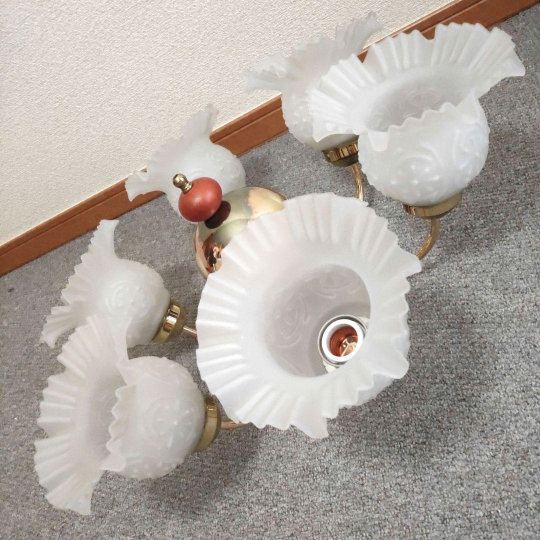 Wab 様専用】kishima 6灯 シャンデリア 取り付け簡単シーリングライ