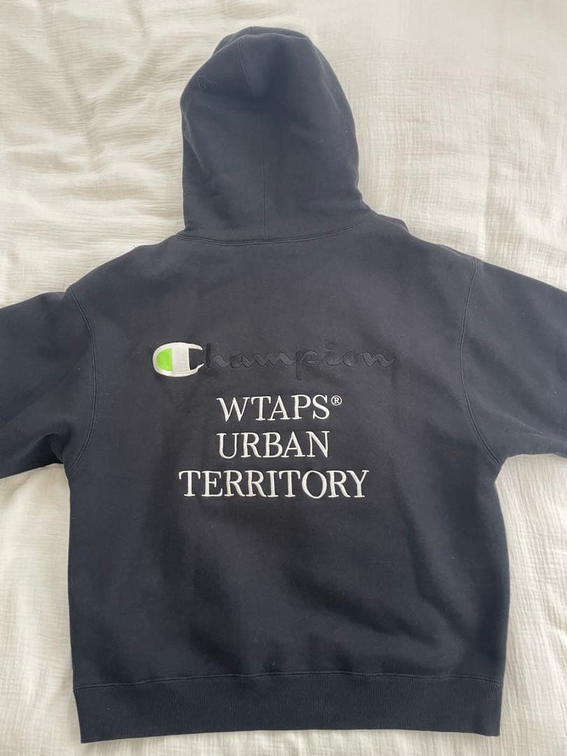 Champion WTAPS® パーカー 黒/ライム