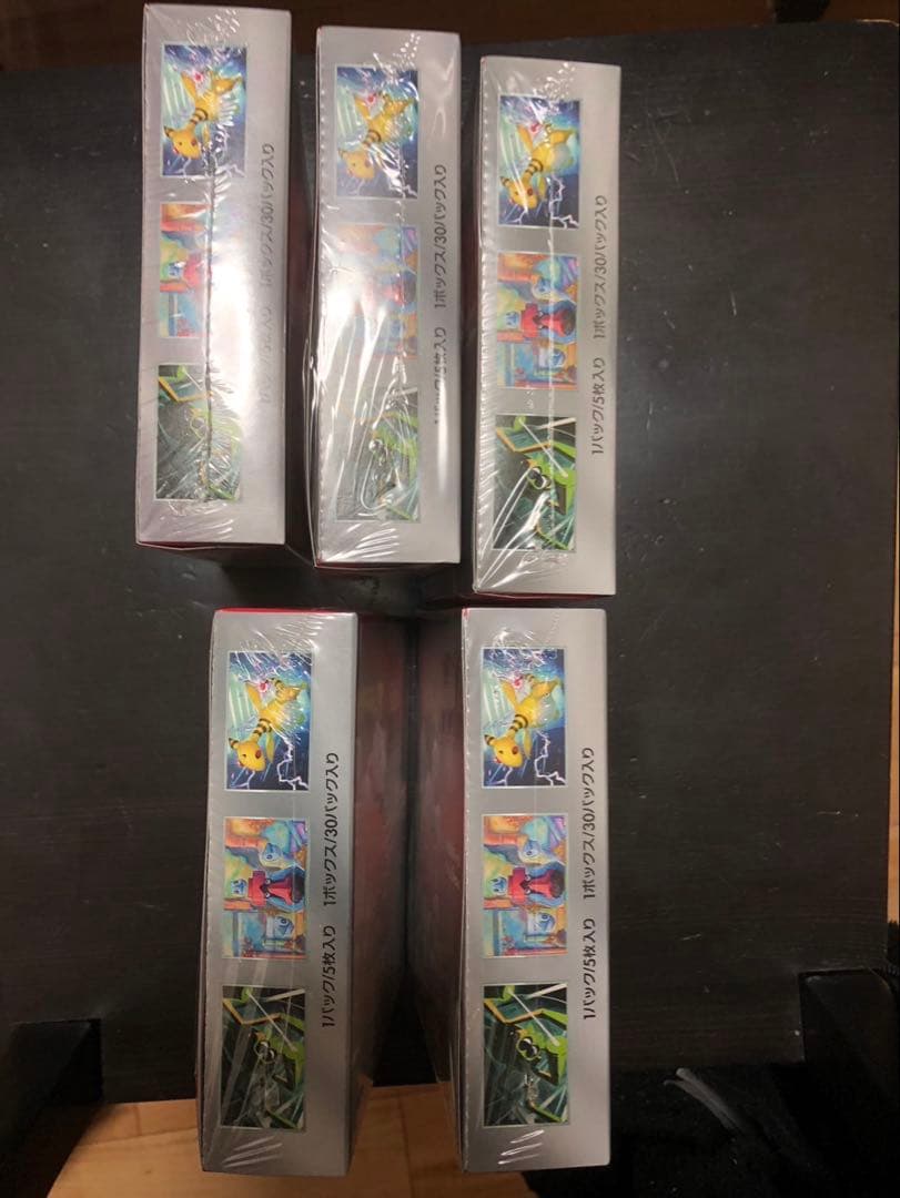 ポケモンカード テラスタルフェスex ロケット団の栄光 各5BOXシュリンク付き