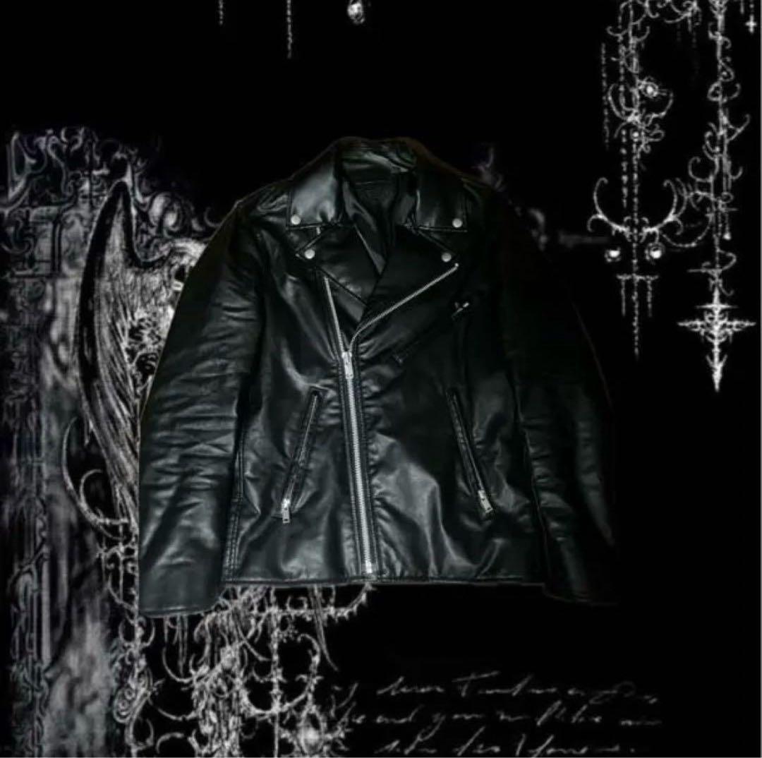 平成 お兄系 レザー ライダース ジャケット 00s archive y2k