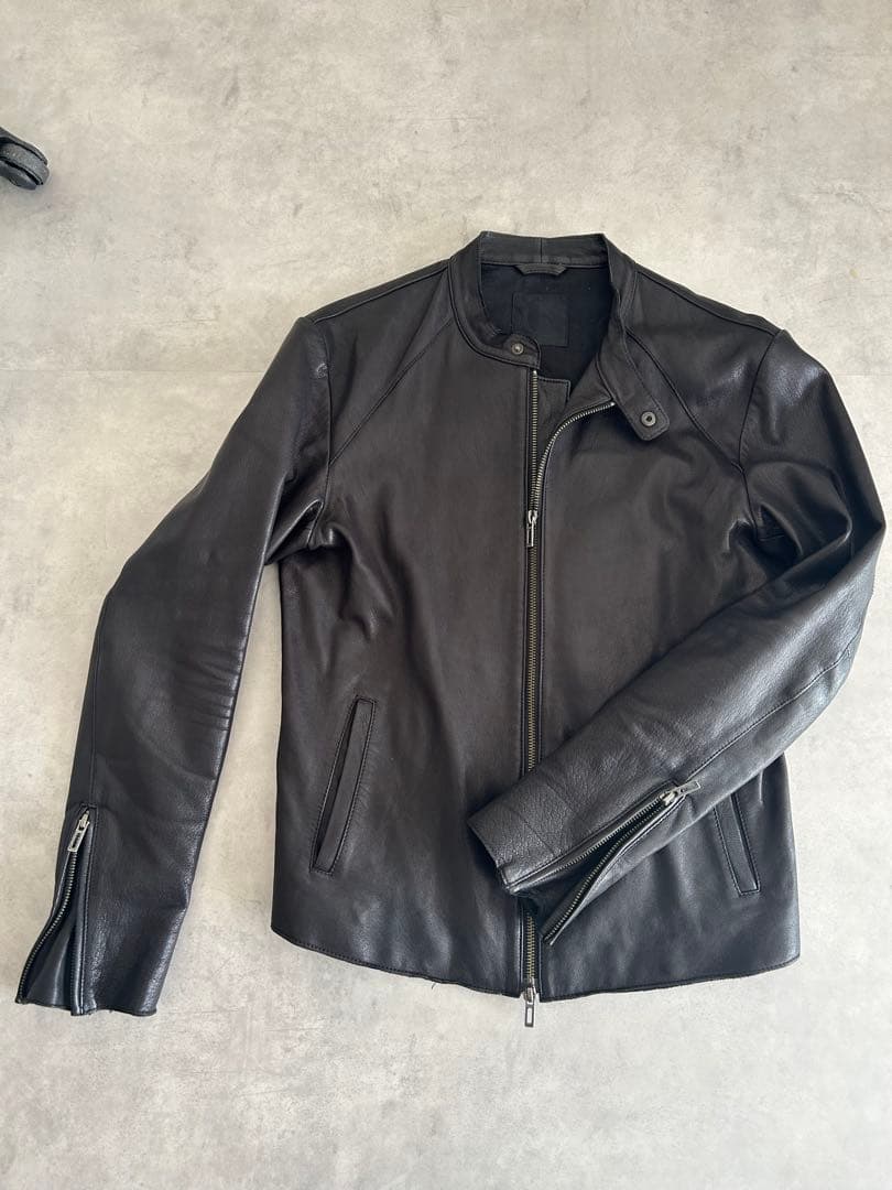 domenico+Savio レザーライダースジャケット ブラック S〜M相当 - メルカリ