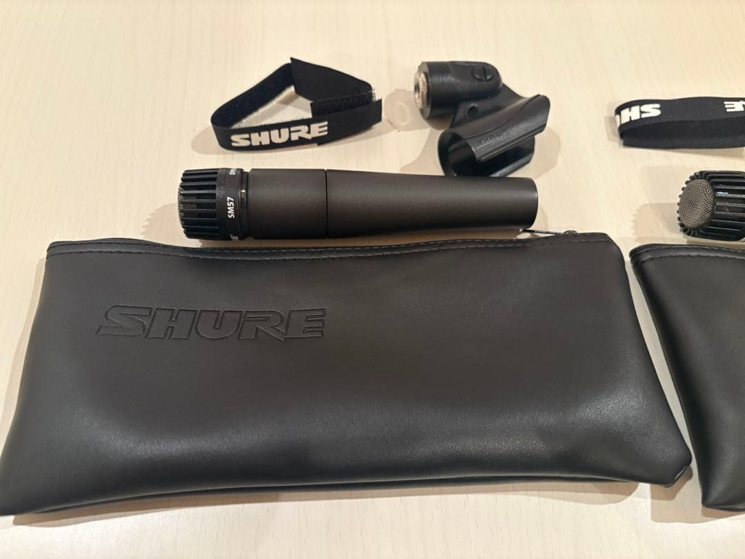 【SHURE】sm57 ダイナミックマイク 2本