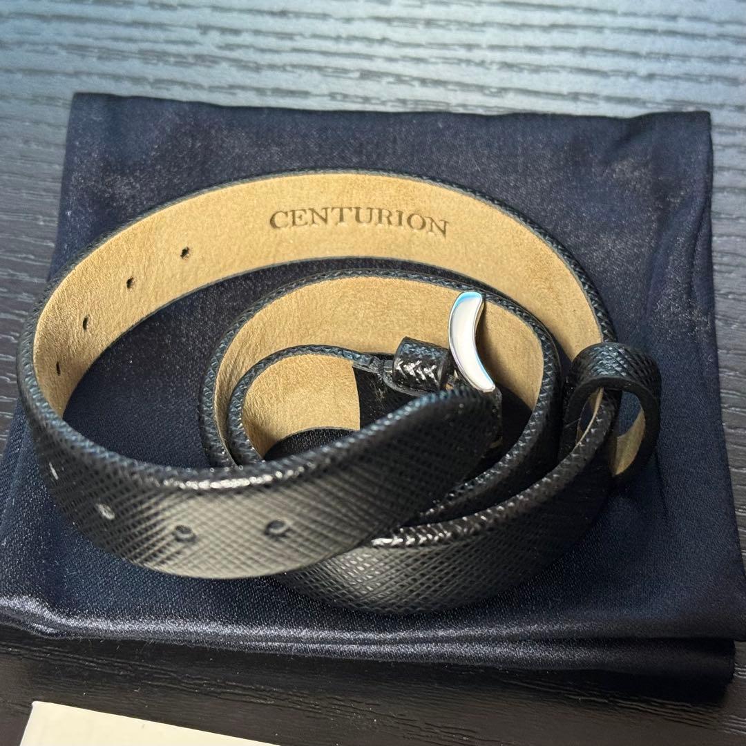 PRADA CENTURION ブラック レザー ブレスレット 2個セット