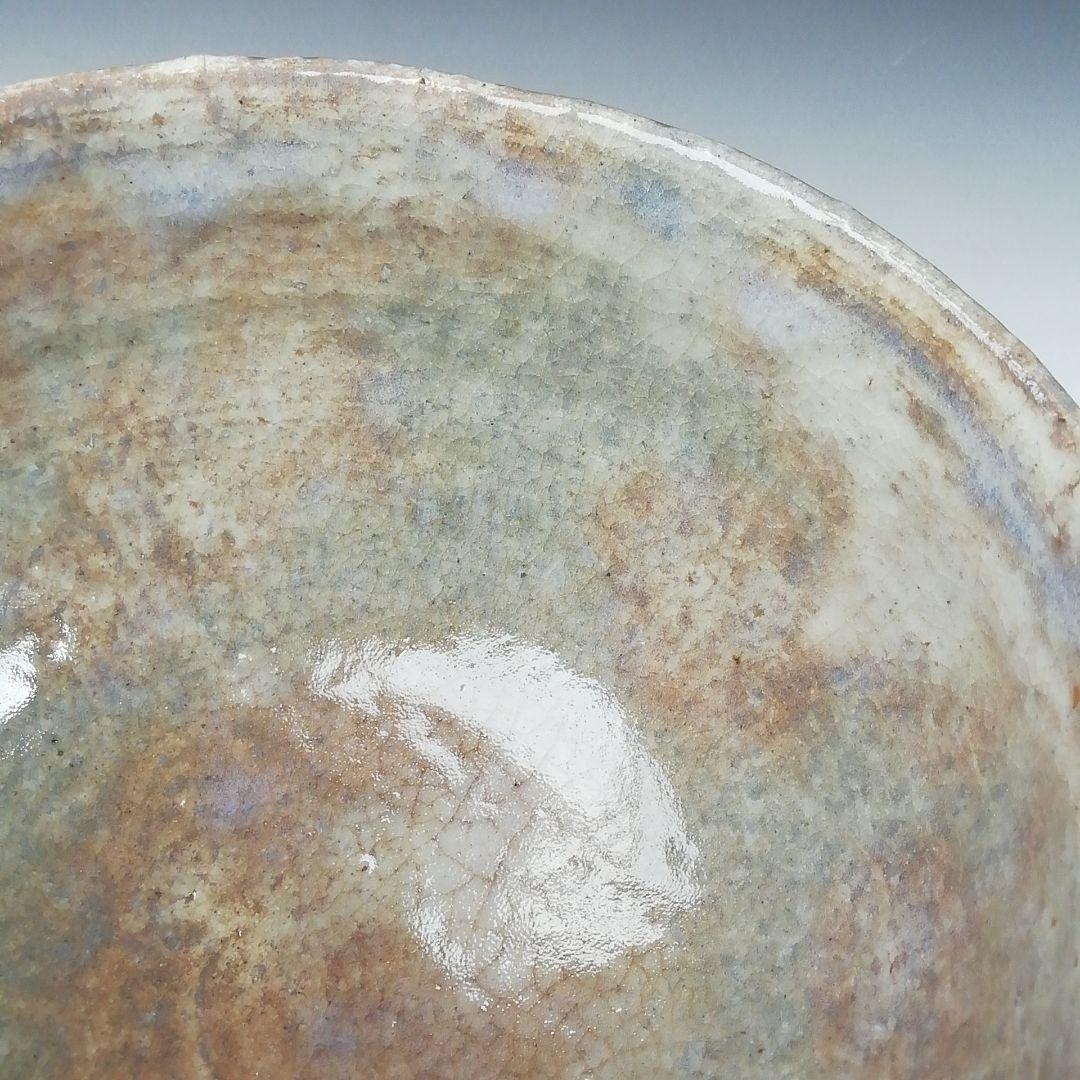 T87 茶碗 『萩茶碗』『泉流山 吉賀大雅』 共箱 抹茶碗 茶道具