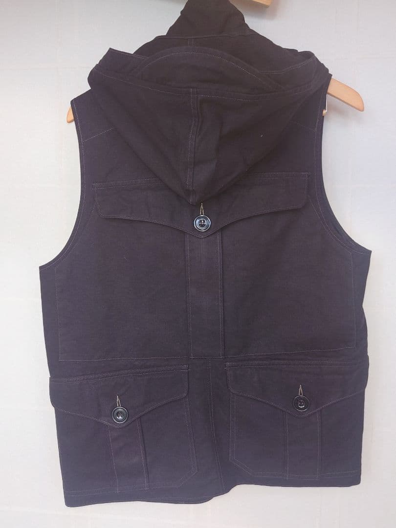 フリーホイーラーズ　サスカッチ 濃黒ダックベスト Size 40 美品