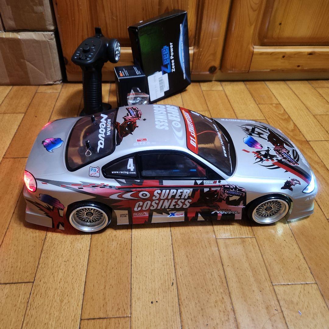 タミヤ ドリフト ラジコン フルセット　TT01　シルビア　ボディ　　　tt02