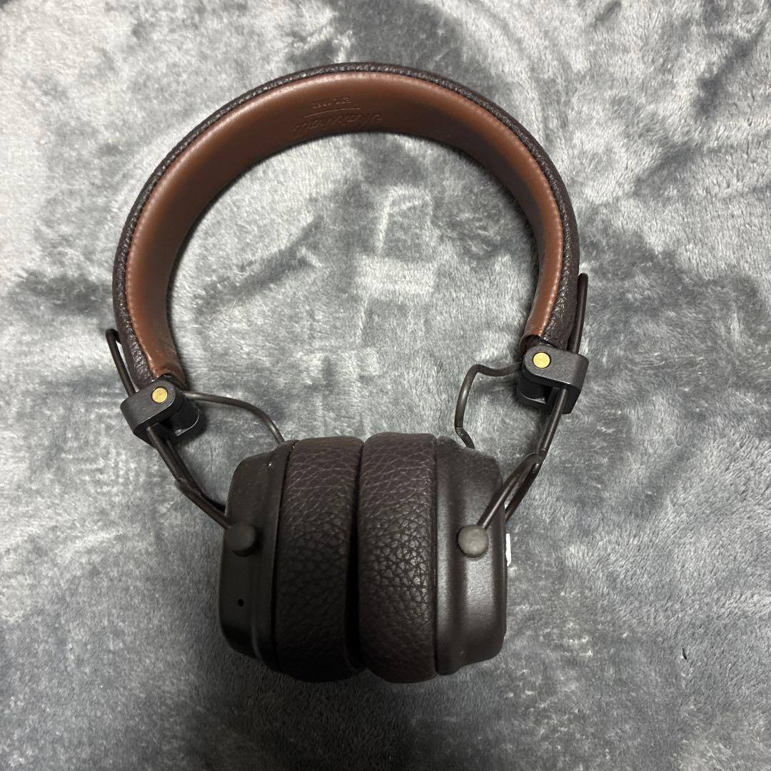 Marshall ワイヤレスヘッドホン ブラウン - メルカリ