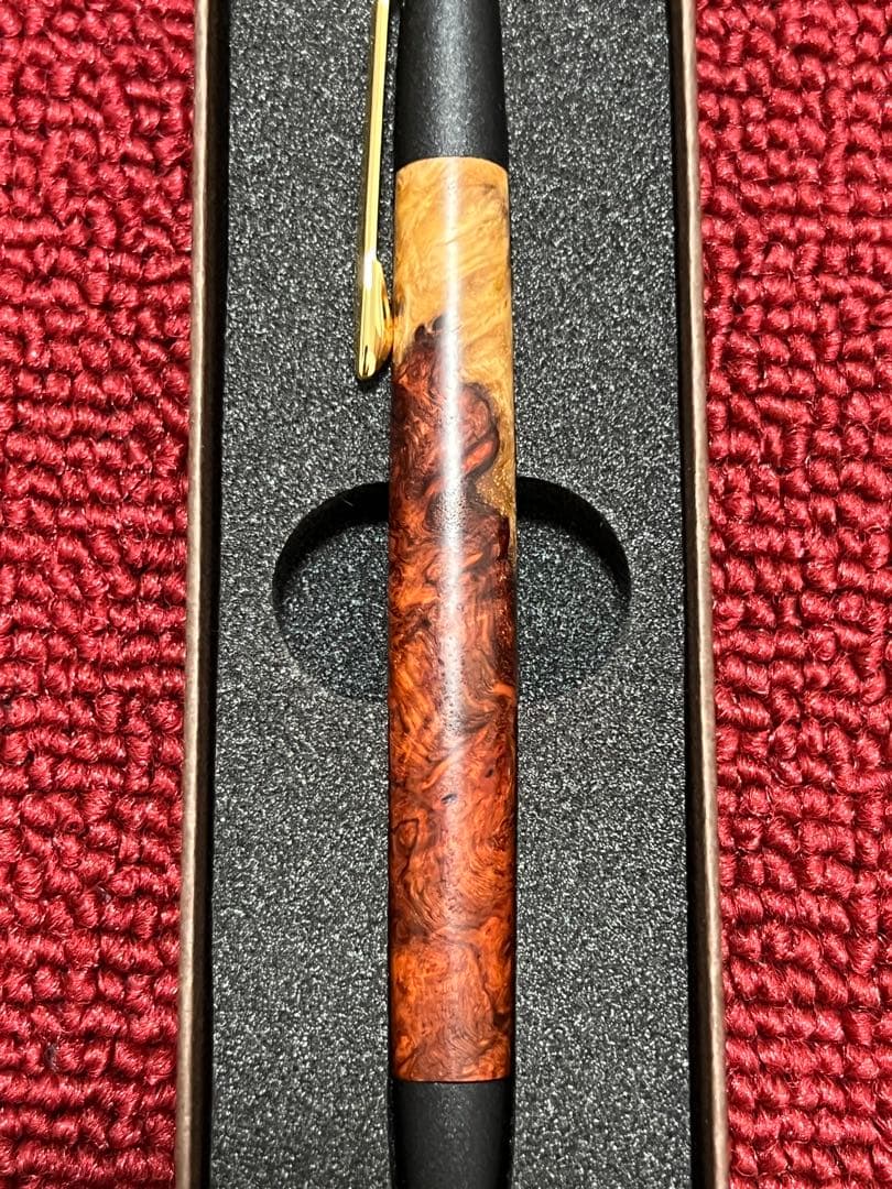 ボナンペン 真鍮金具 本花梨瘤源平特杢 MP ( 野原工芸 工房楔 ) - メルカリ