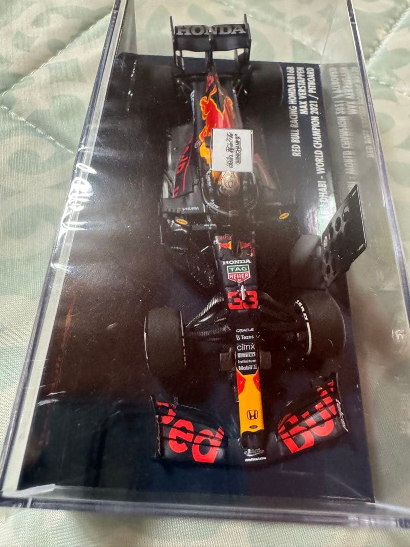 専用1/43M.フェルスタッペン ワールドチャンピオン 2021 アブダビ GP