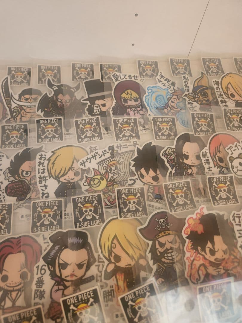 b-side label ステッカー ONE PIECEまとめ売り
