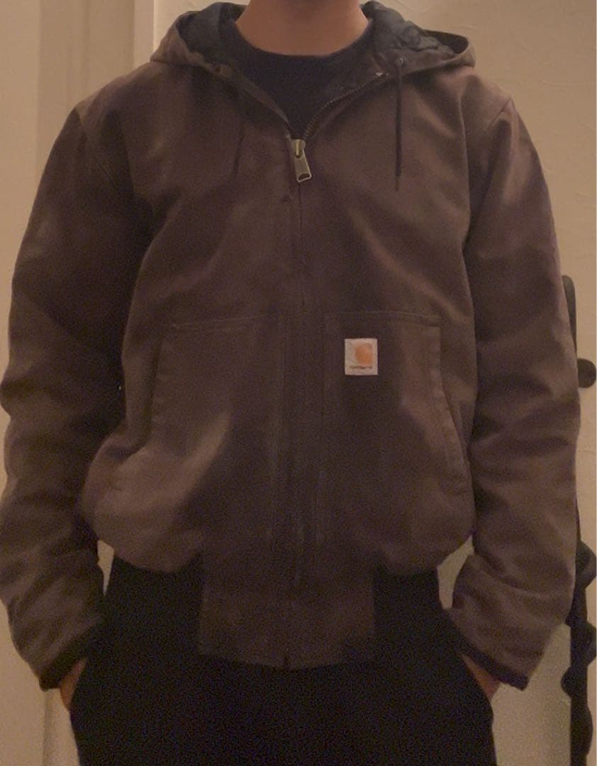 南無阿弥陀仏 Carhartt アクティブジャケット 鬼フェード 黒 S