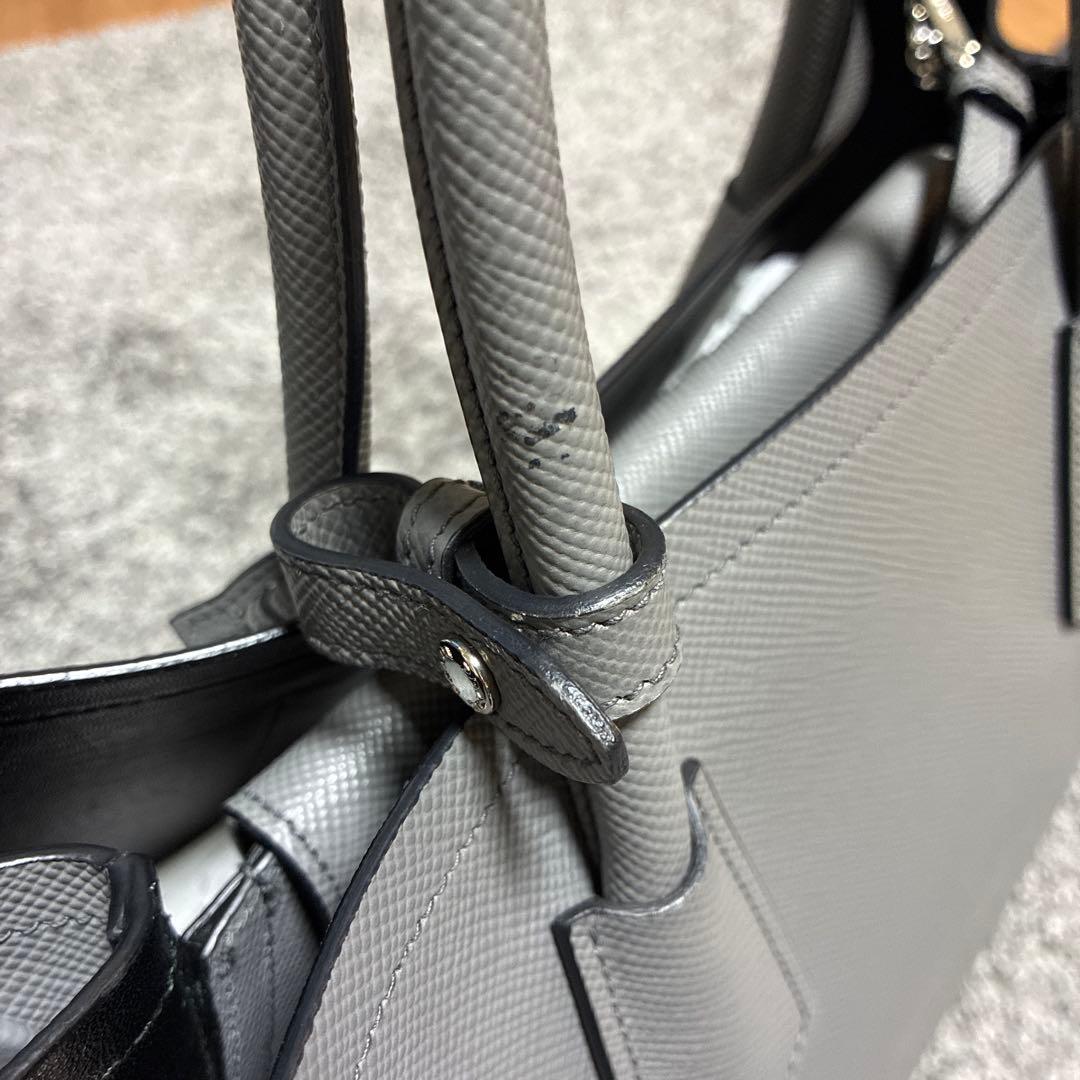 プラダ(Prada) BN2823 Saffiano Cuir グレー