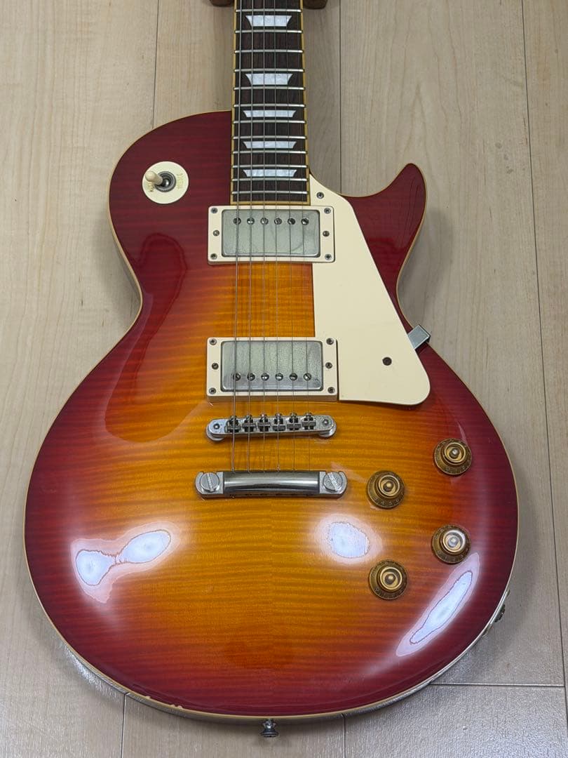 値下げ／EDWARDS レスポール／E-LP-STD／チェリーサンバースト／軽量