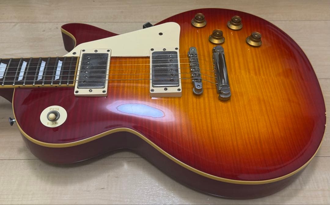 値下げ／EDWARDS レスポール／E-LP-STD／チェリーサンバースト／軽量