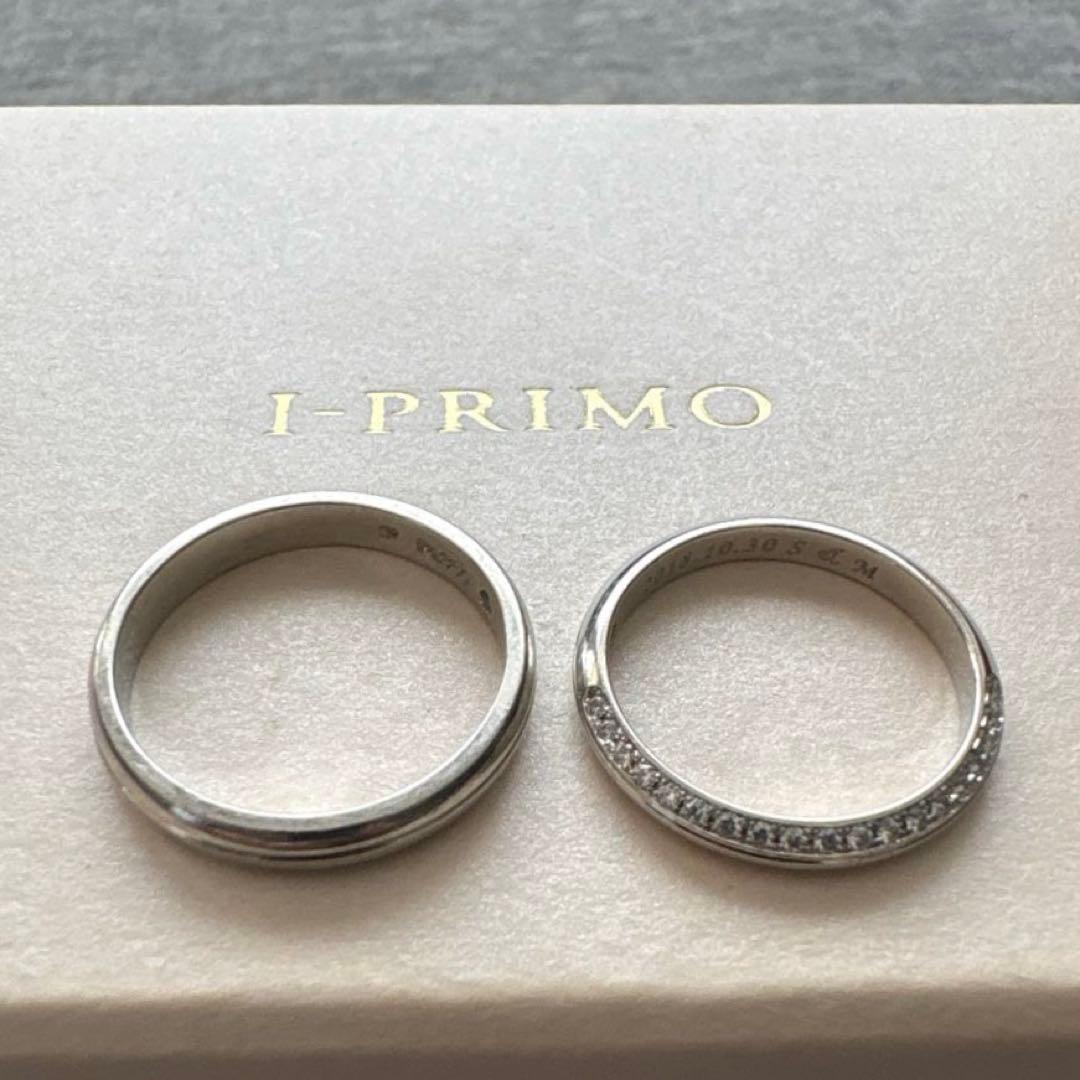 I-PRIMO 結婚指輪 アナエル Pt950 ダイヤ0.07ct プラチナ