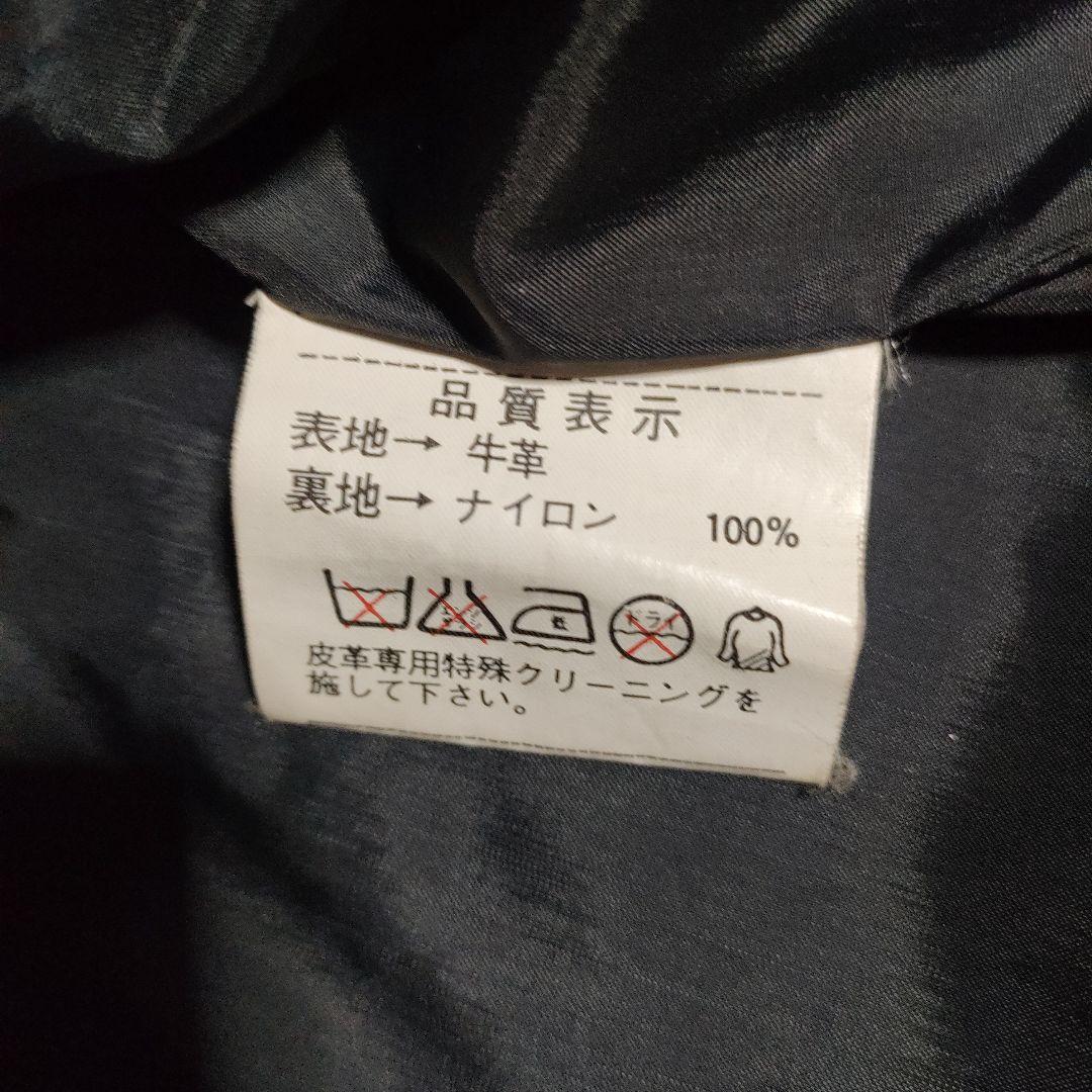 美品レアモデル KADOYA Ksleather シングルライダースМシボ本革