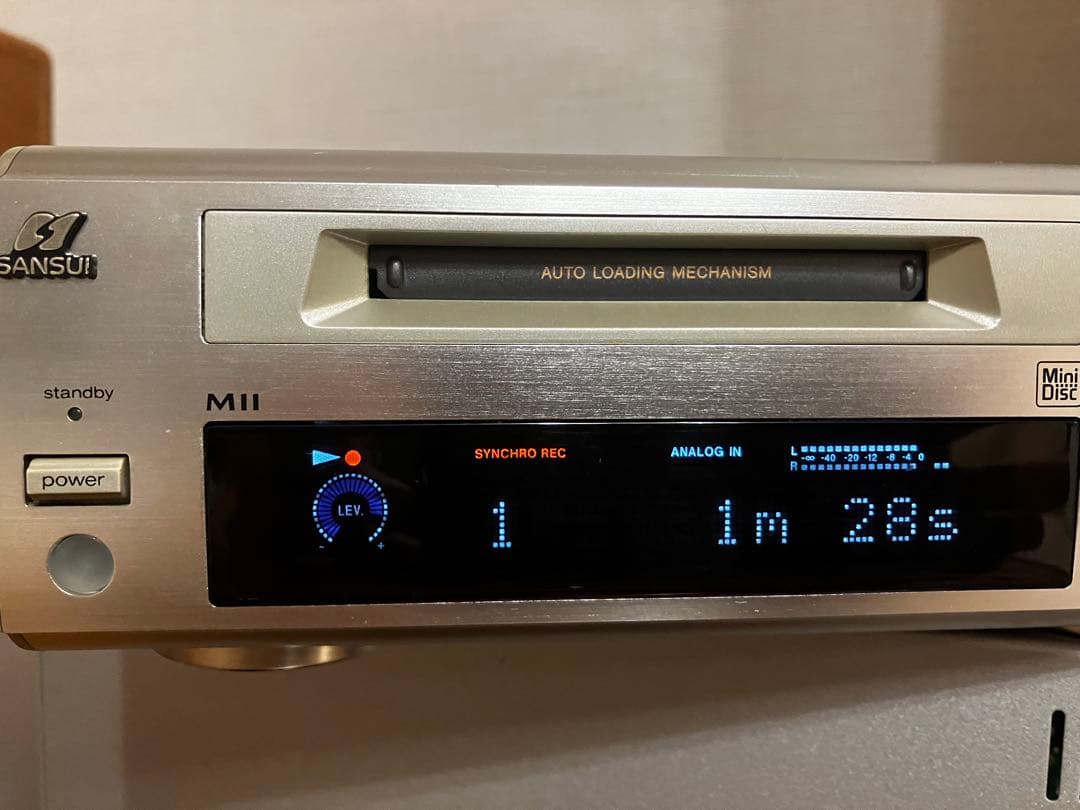 サンスイ ステレオレシーバーR11•MDレコーダーM11 - メルカリ