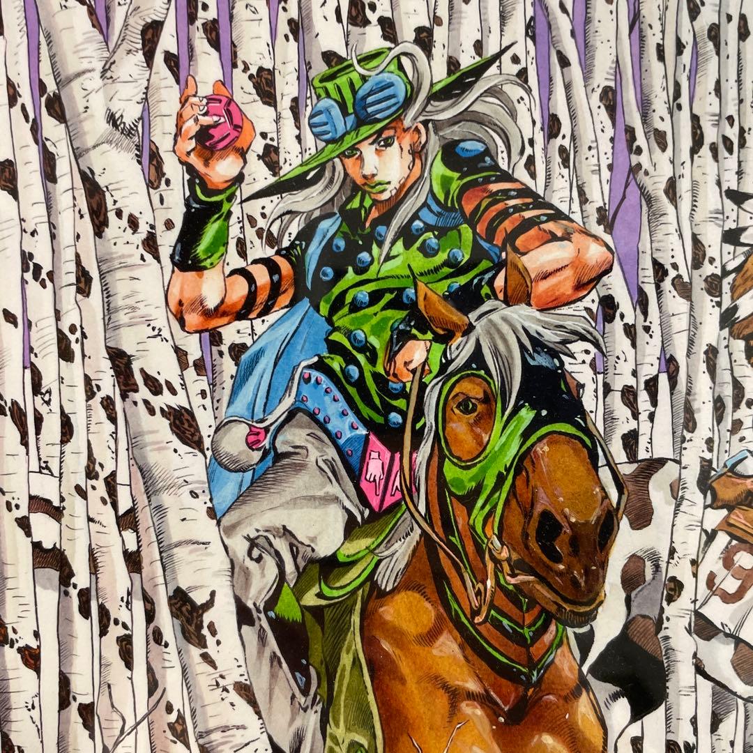 ジョジョ展　複製原画　ジャイロ　ジョニイ　7部