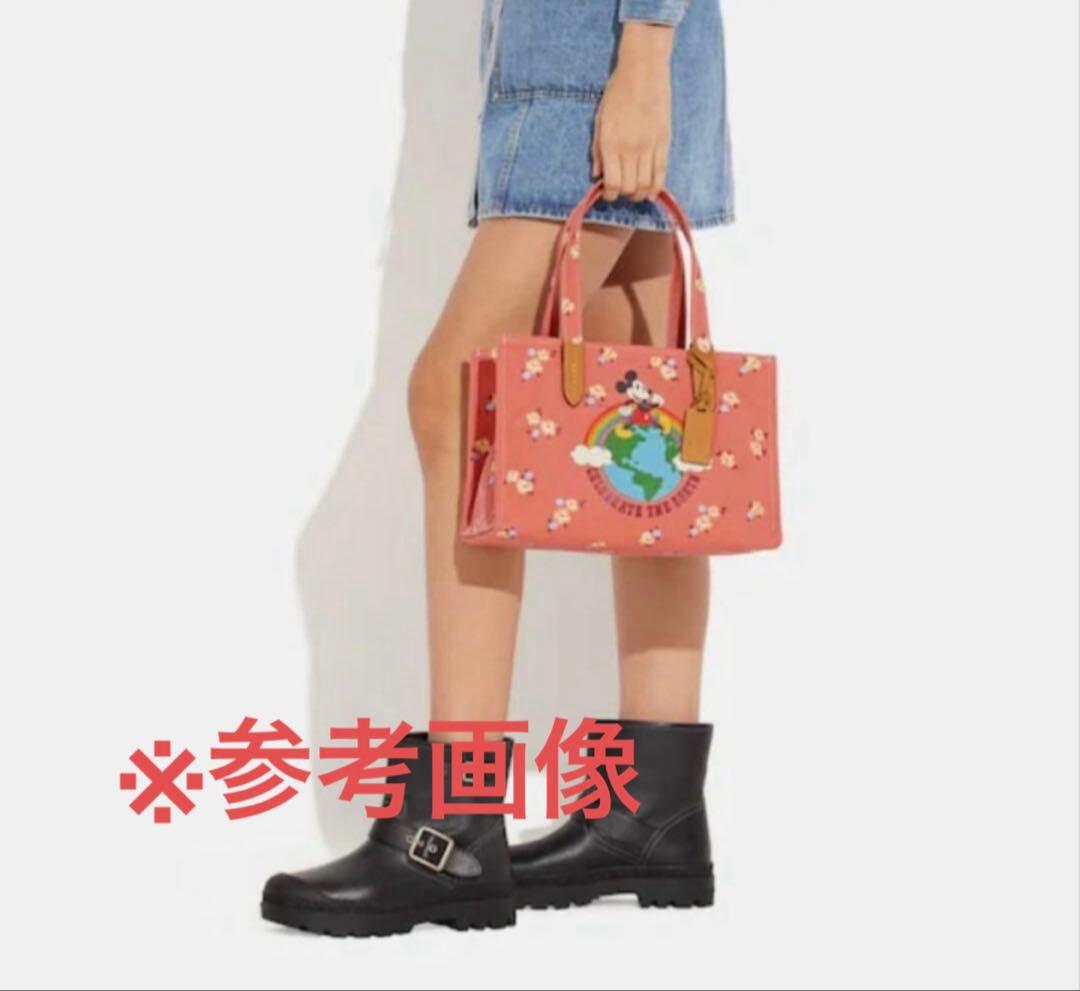 【完売品】コーチ　ディズニーコラボ　リサイクルトート　ランチトート　通勤バッグ