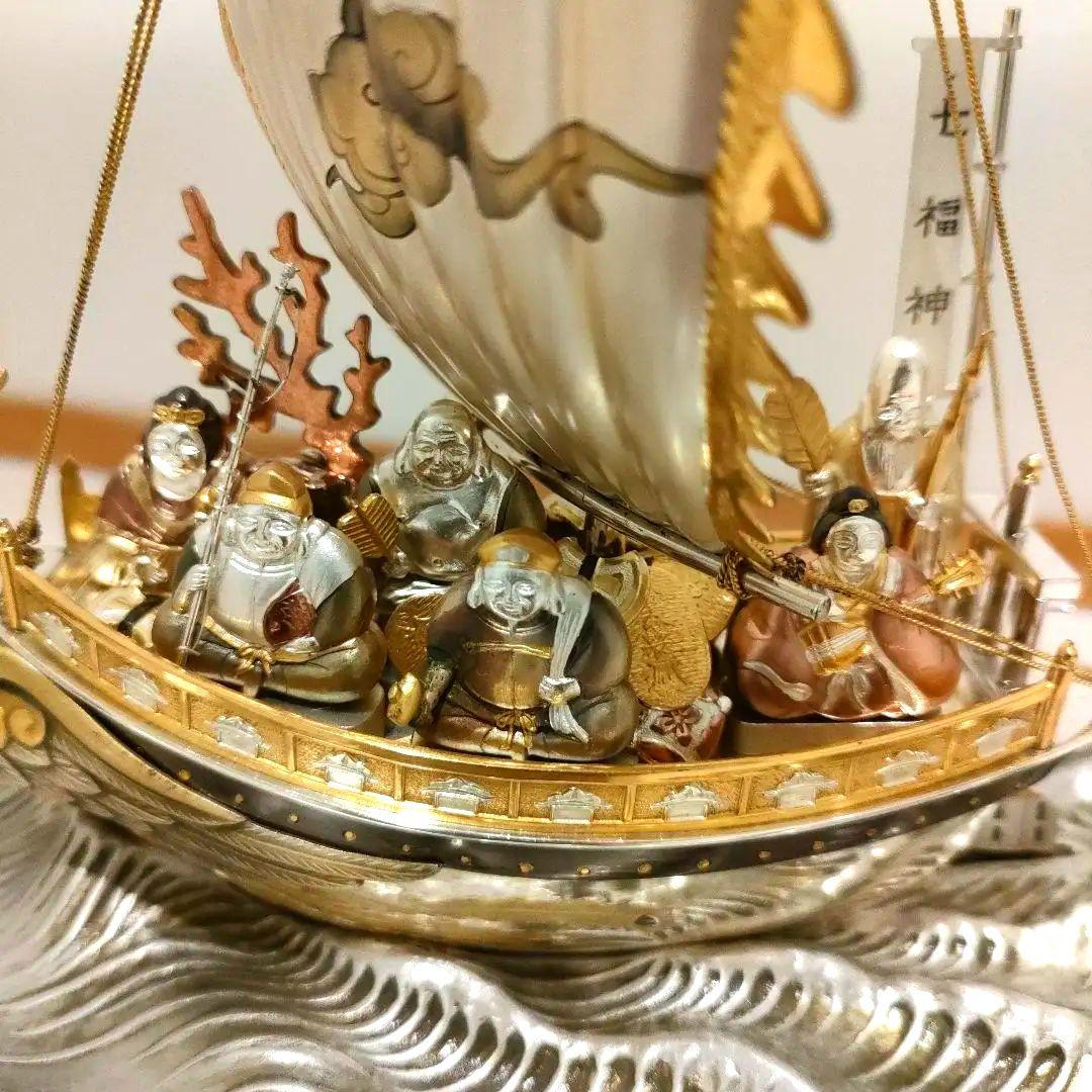 銀製 宝船 4号(七福神) 武比古 - メルカリ