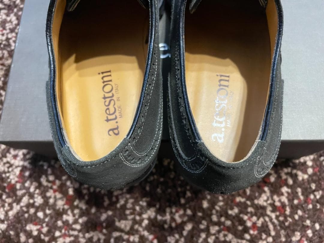 と*の様 【美品】a.testoni（ア・テストーニ）イタリア製　ドレスシューズ