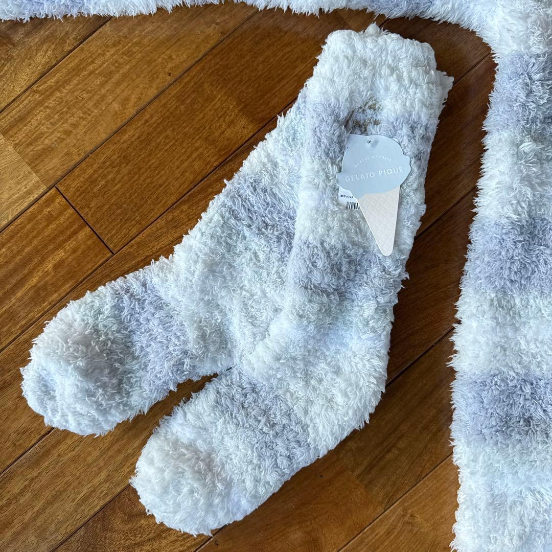 すぃ【未使用タグ付き】ジェラートピケ ルームウェアセット ブルー