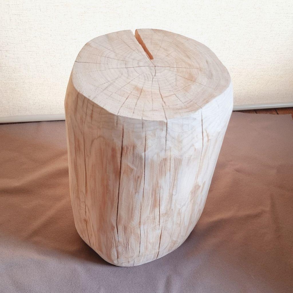 天然アロマウッド 切株スツール・テーブル・無垢無塗装・オーガニック