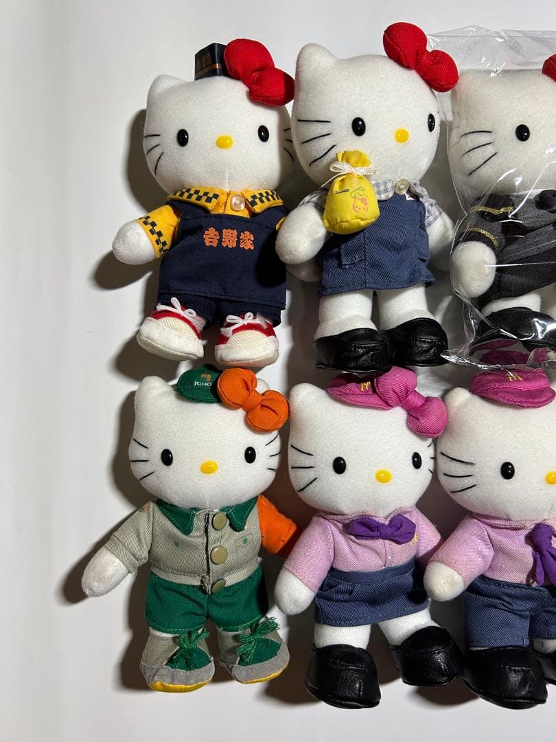 【激レア・タグ付き】ハローキティ 制服シリーズ8点セット 2001年