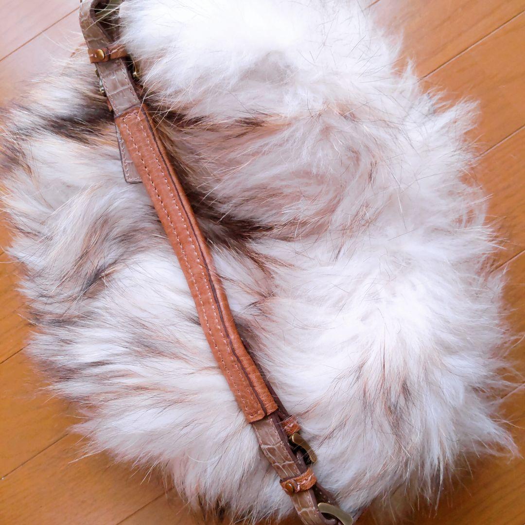EPOCA エポカ　ふわふわ　リアルファー　ワンショルダー　バッグ　毛皮