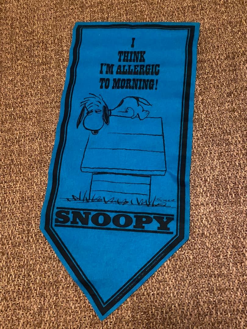 60S 70S SNOOPY ペナント 4点まとめて販売
