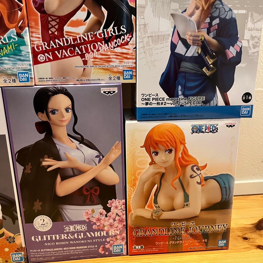 ワンピース フィギュア まとめ売り ルフィ ハンコック ウタ シャンクス