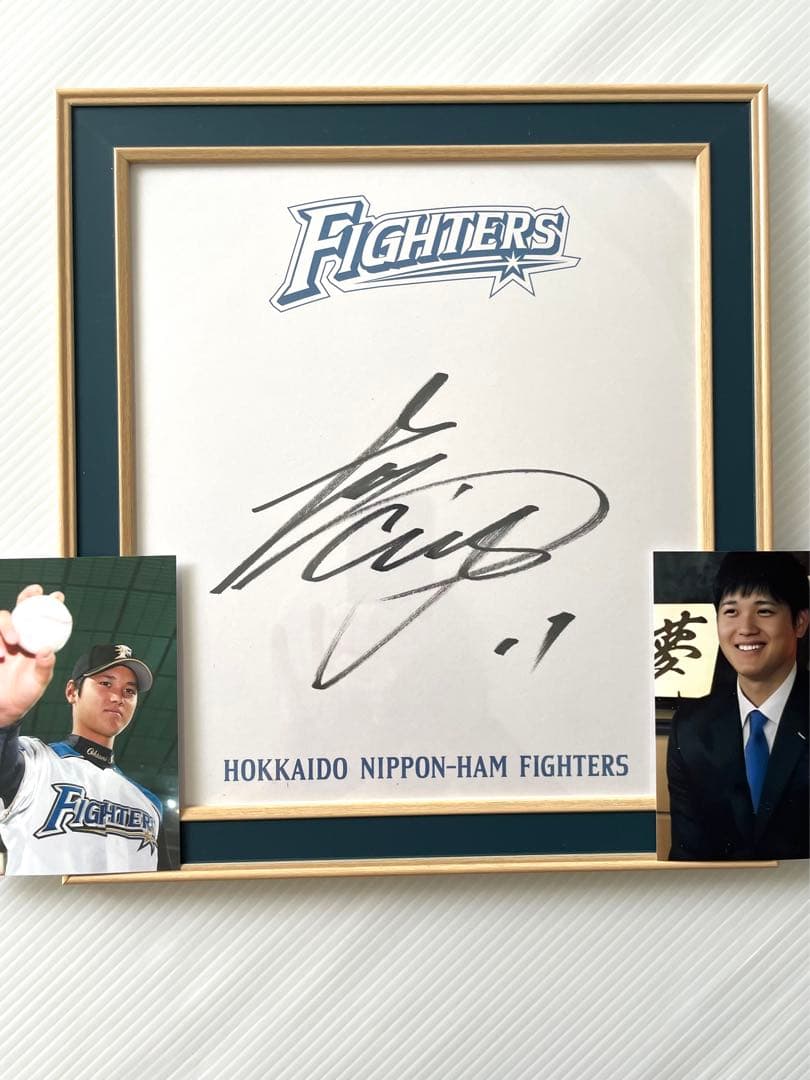 大谷翔平 直筆サイン色紙 & ROOKIE CARD