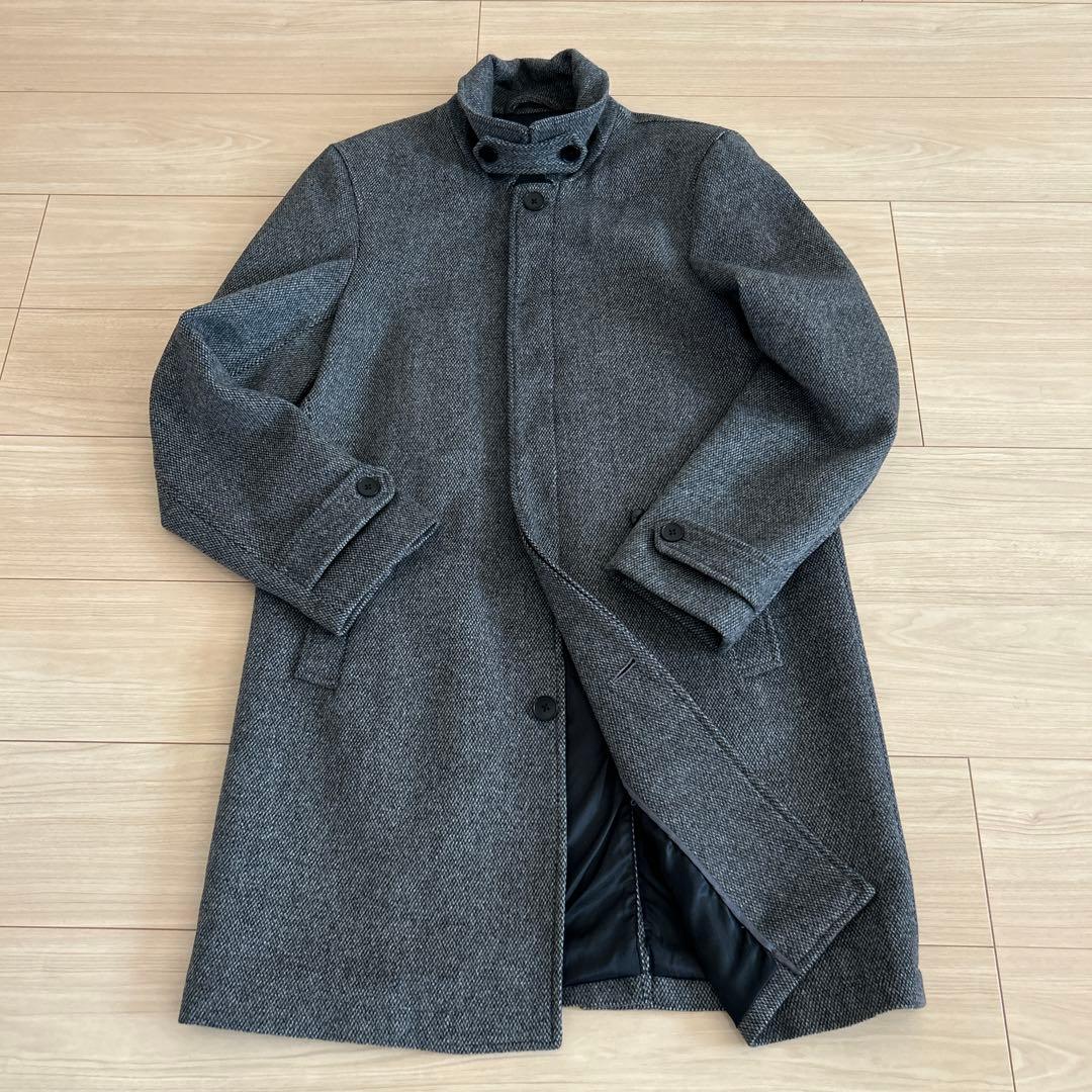 theory グレー チェスターコート M