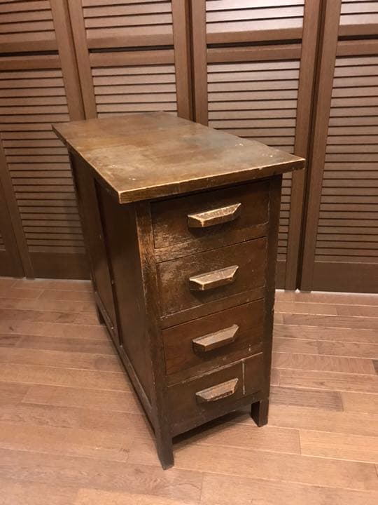 昭和レトロ チェスト 引き出し 昭和レトロ 木製 薬箱 ミニチェスト