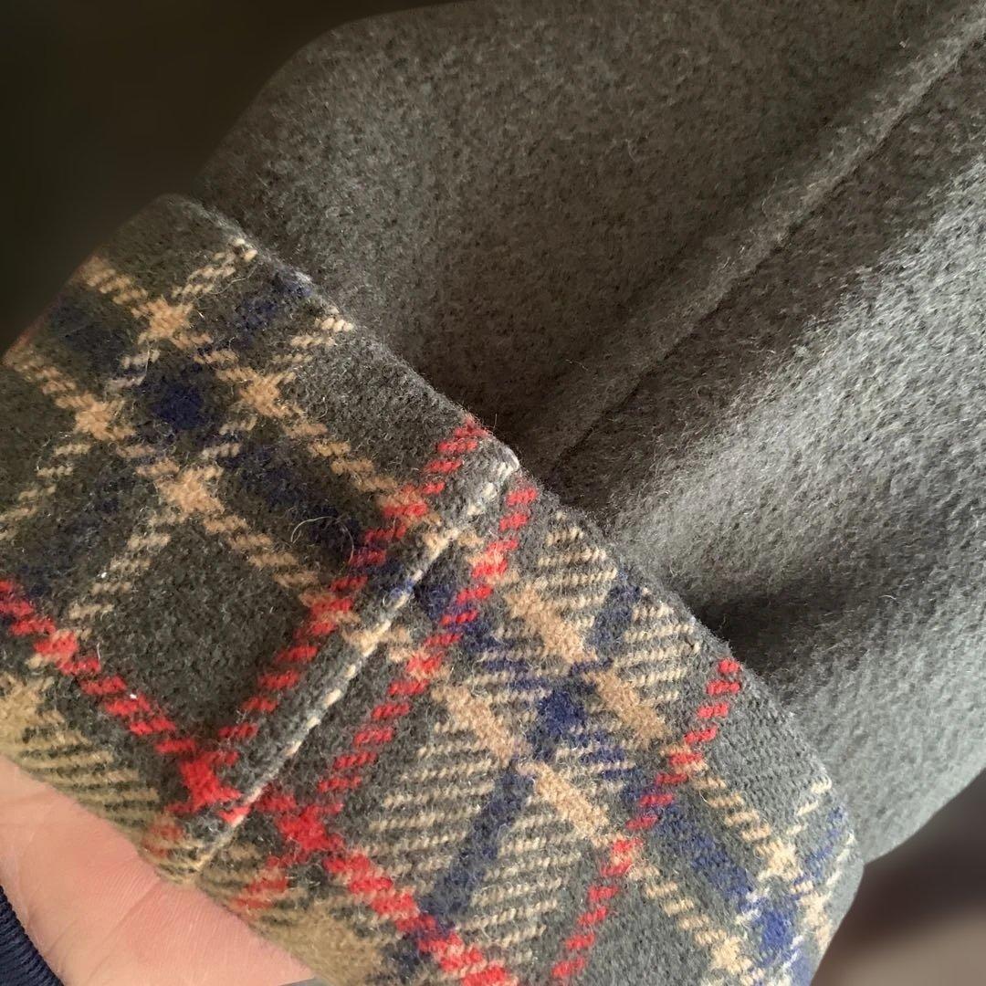 ☆DAKS 一枚仕立てリバーシブルモスグリーンコート L〜LLサイズ