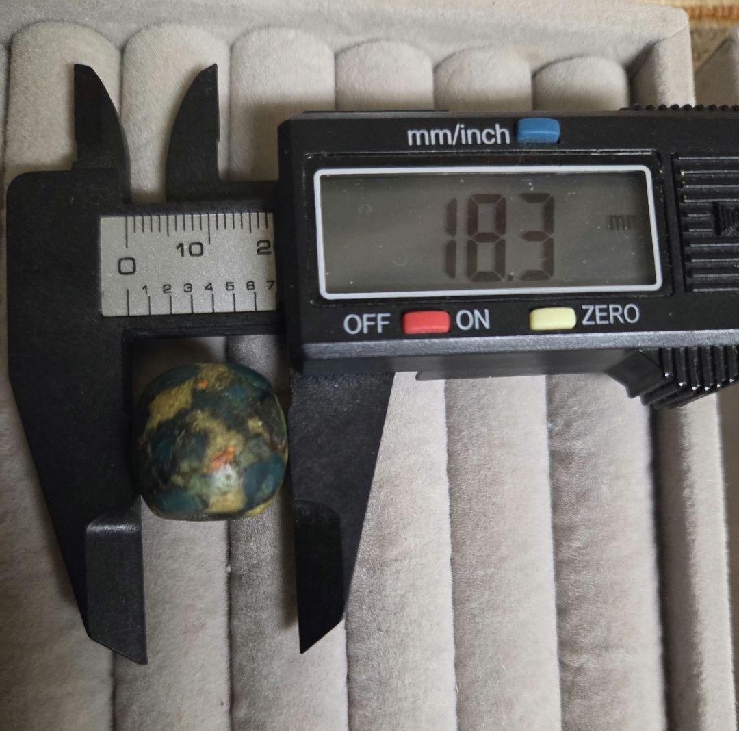 009 ビーズ 古代ジャワ玉 ジャワ島東部で出土 ！