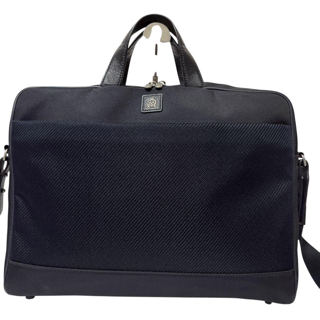 ダンヒル dunhill ビジネスバッグ 2way ロゴ A4収納可