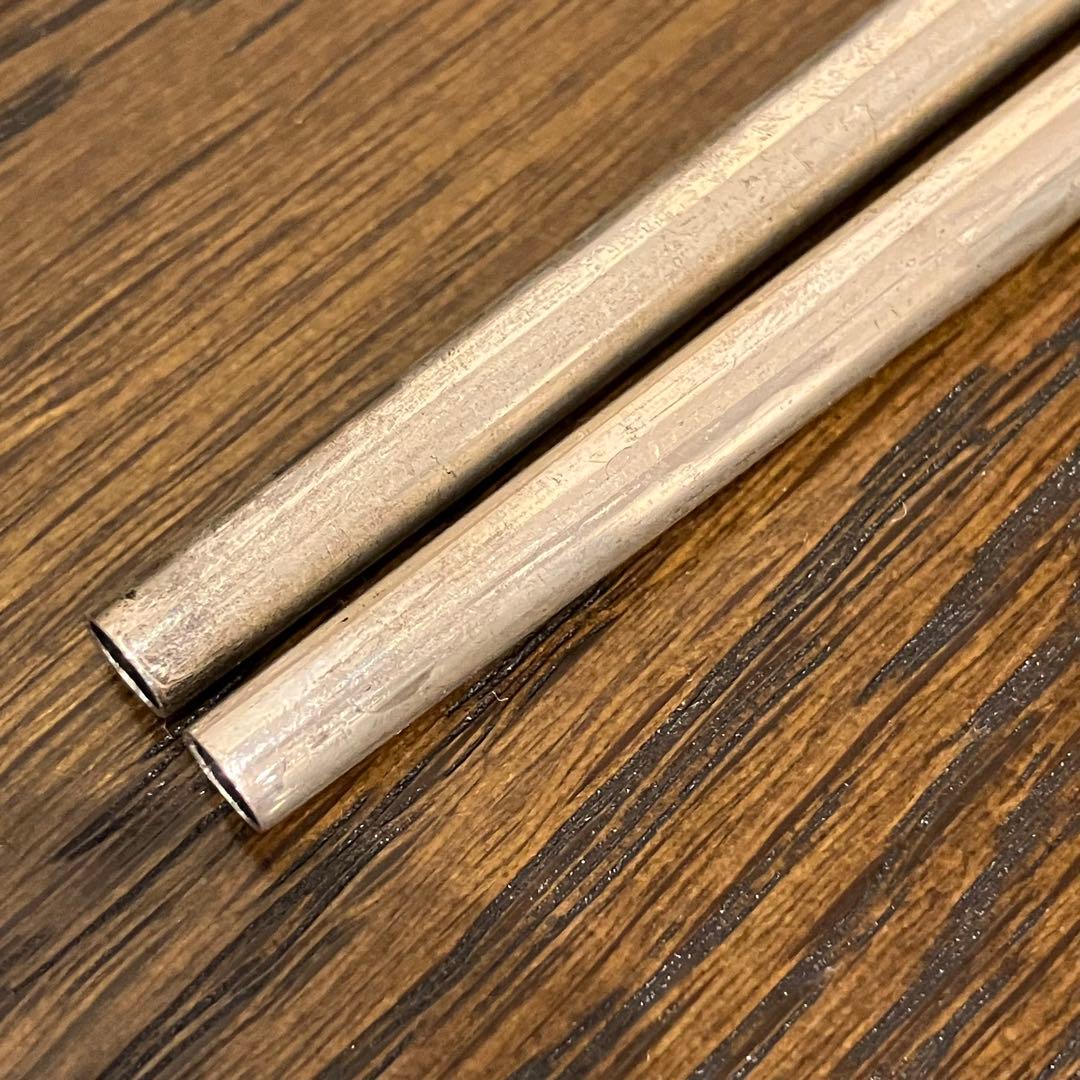 純銀 箸 ポータブル 年代物 いづみ屋