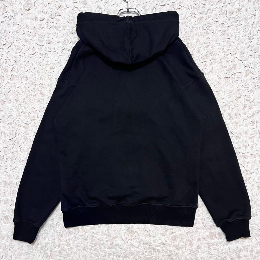 『人気Lサイズ』 パームエンジェルス　パーカー　パイルロゴ　ベア　黒　【L】