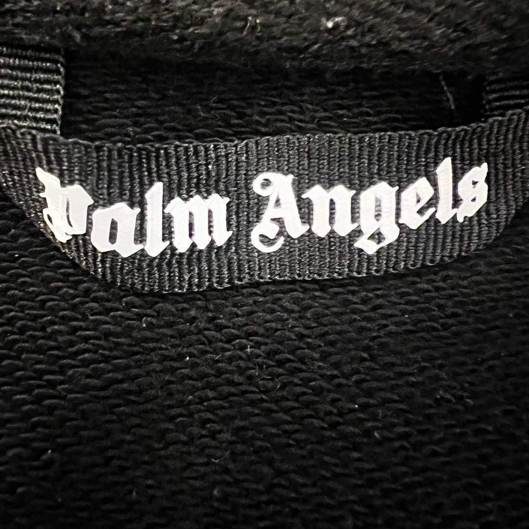 『人気Lサイズ』 パームエンジェルス　パーカー　パイルロゴ　ベア　黒　【L】