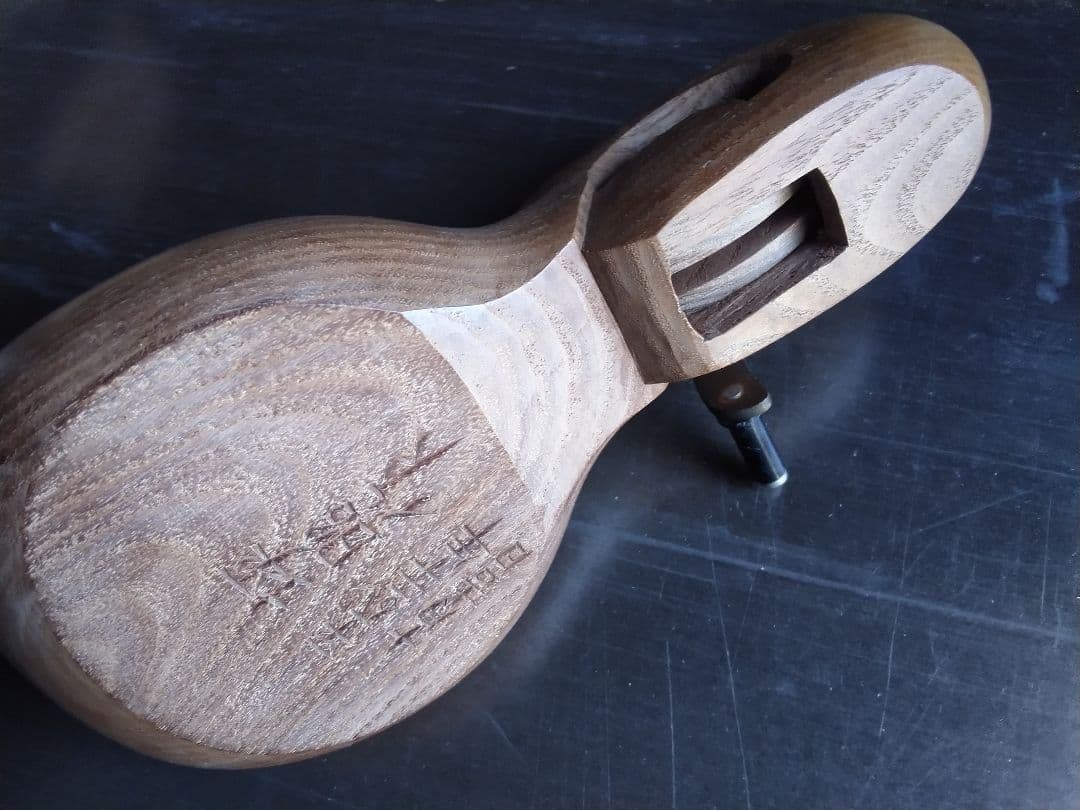 ミニ 墨つぼ 坪昭作 舟形若葉坪A 大工道具 墨壺 坪昭