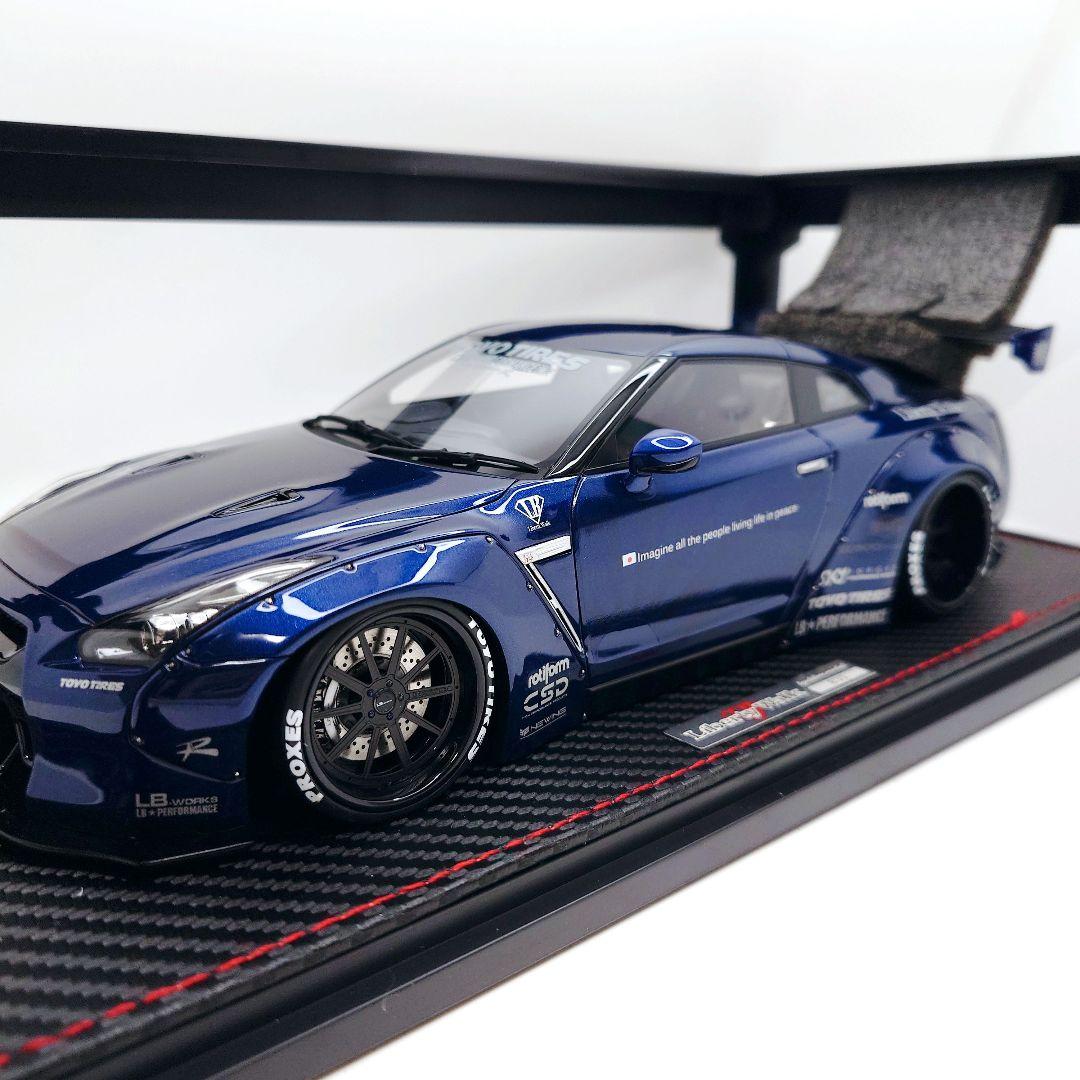 1/18イグニッションモデル リバティーウォーク ブルーメタリック